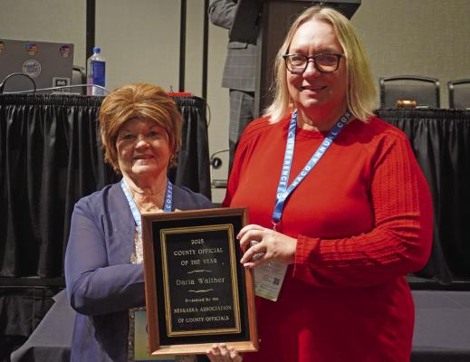 Walther honored as NACO’s County Official of the Year