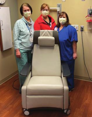 New Treatment Chairs Improve Comfort and Care at Community Hospital