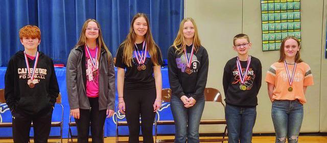 Furnas County Spelling Bee Oral Round Medalists