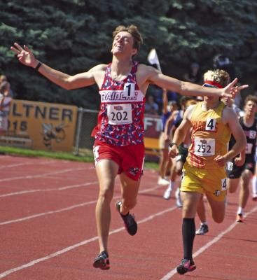 Medicine Valley’s Kael Garrett finished State Champion in both the 1,600 and 3,200.