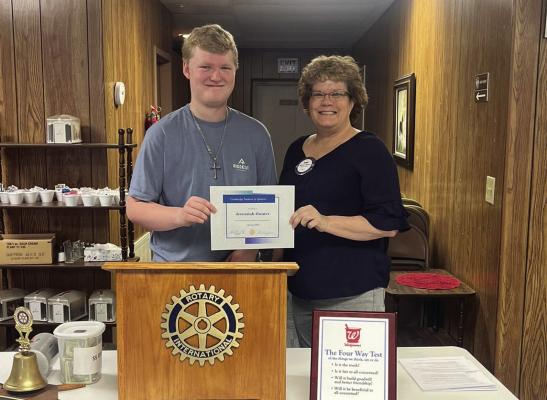 Huntley named Student of the Quarter
