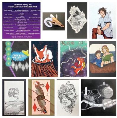 Southern Valley competes in state-wide Scholastic Art