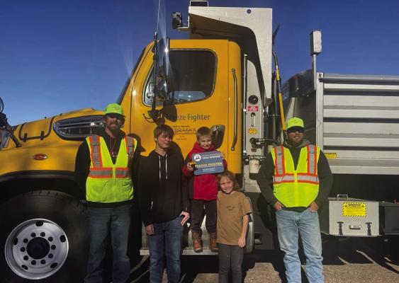 Maywood student names DOT snowplow