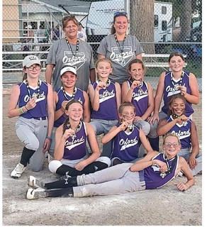 The Oxford 12U softball team were tournament champs last weekend.
