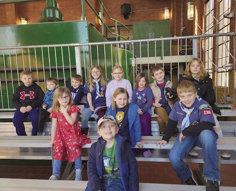 Cub scouts take a field trip