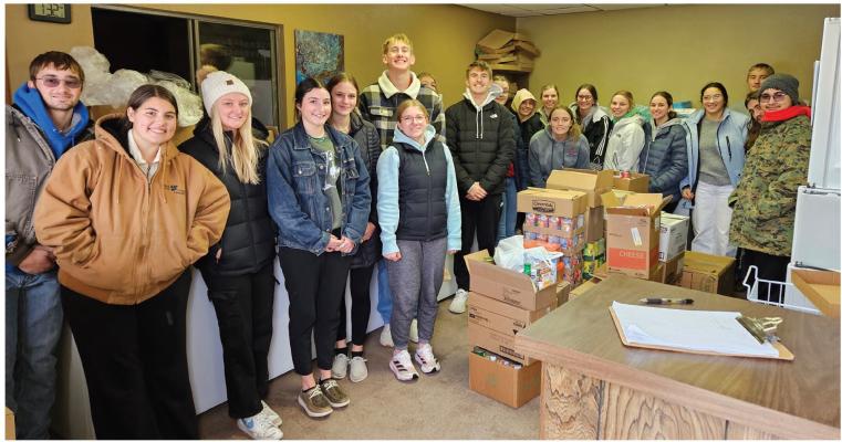 Maywood National Honor Society Food Drive