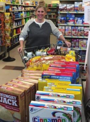 Shopping spree pays big for food pantry