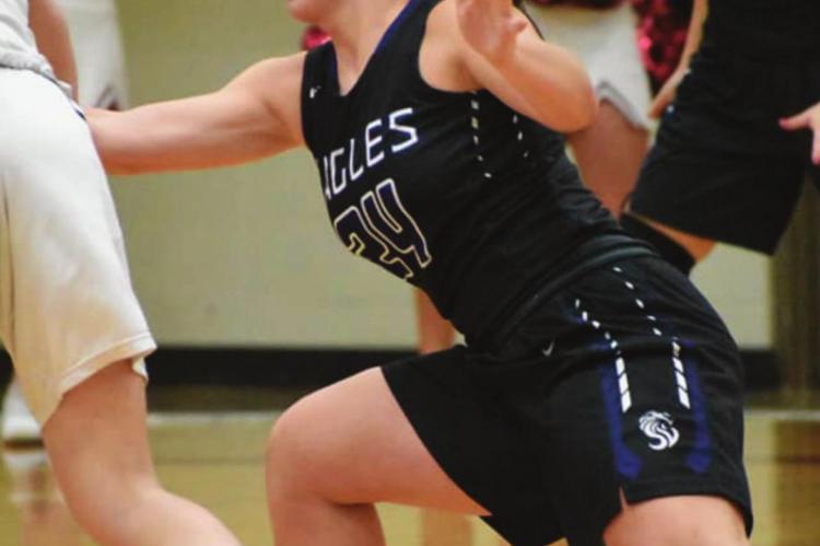 Southern Valley’s Aubrey Brown defends the ball at Gothenburg.