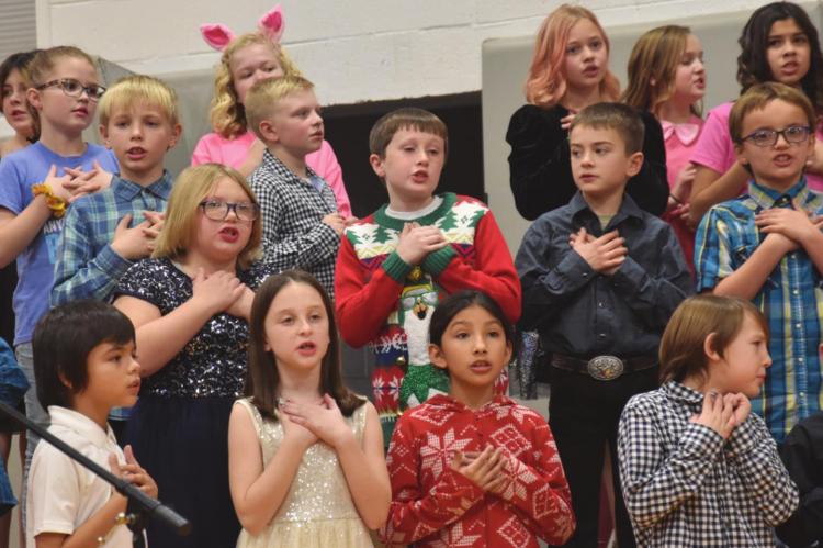 Arapahoe K-6 Christmas program