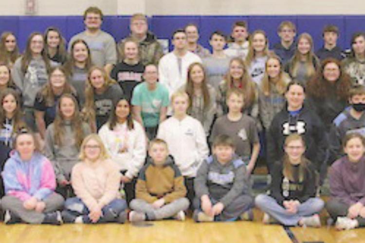 Soutwest Jr/Sr High Students on the Semester Distinctive Honor Roll and HR