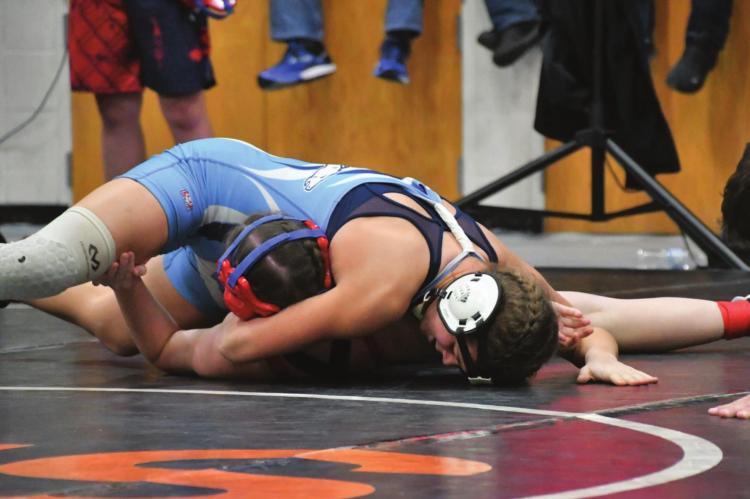 Southwest’s Ambie Custard improved to 14-2 this season with a first-place finish Saturday.