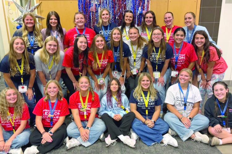 Multiple delegates from RPAC attended the Nebraska Cornhusker Girls State! Photo submitted by Grace Andrews.