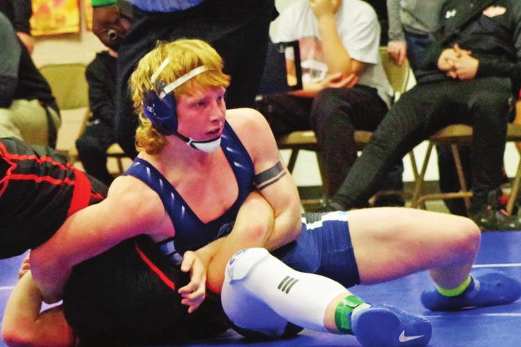 Southwest’s Garrett Latimer helped the Roughriders to three duel victories on opening night.