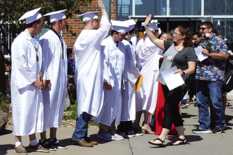 Southern Valley School held their graduation ceremony on Saturday, May 4th at 3 pm in the high school gym. Twenty-four students graduated during the ceremony. Scholarship information in future edition.