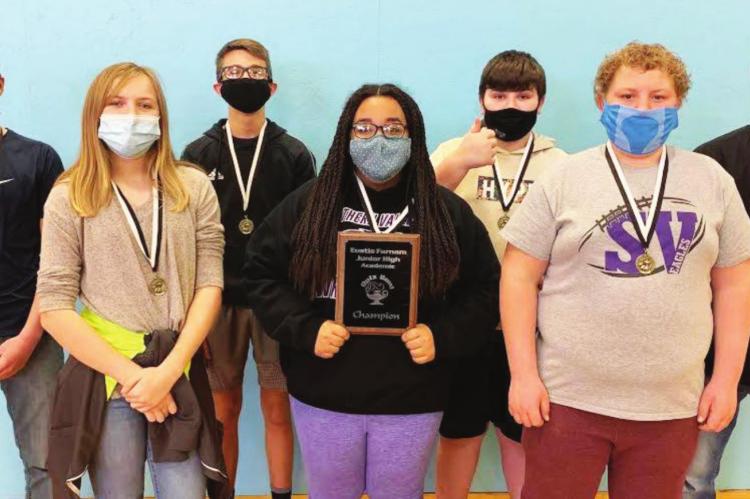 SV Jr High Quiz bowl undefeated