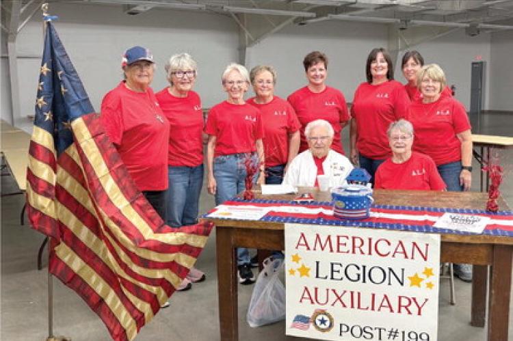Cambridge Unit 199 American Legion Auxiliary held a pancake feed during Medicine Creek Days in Cambridge.