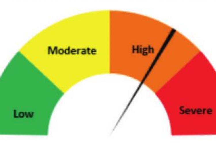 Community Risk Dial Moved to Orange for Southwest Public Health District