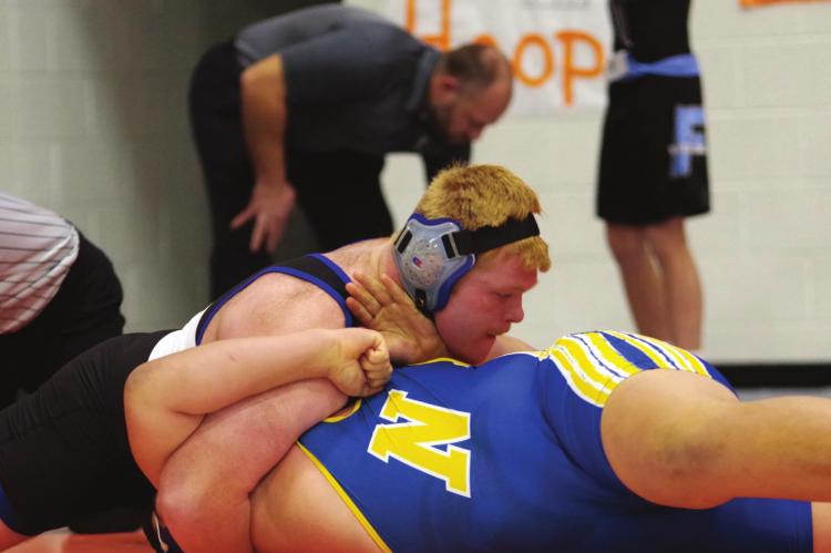 Arapahoe’s Levi Kerner grabbed his 110th career pin at the Fran Jorgenson Invite in Cambridge Saturday, setting a new school record.