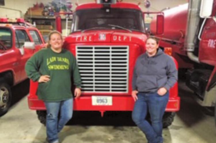 Rebecca McClain and Meghan Soderlund make history in Beaver City as the first women to join the Beaver City Volunteer Fire Department.