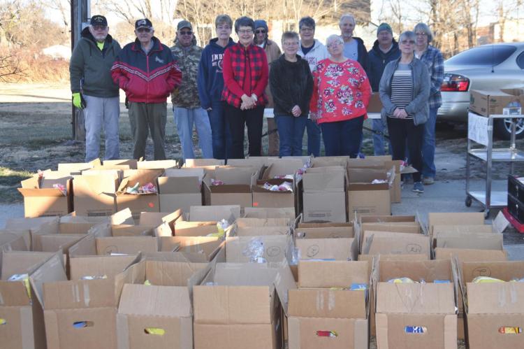 Arapahoe Food Pantry volunteers delivered Christmas food boxes