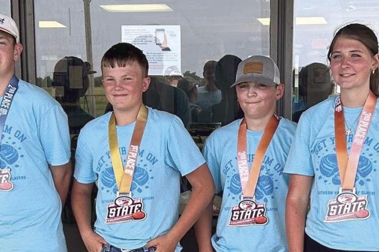 USA High School Clay Target League Nebraska State Competition was held in Doniphan recently and here are the results. Southern Valley took 3rd place as a team. Individual awards: Top gun novice female-2nd Natalee, 3rd Hazel. Top gun novice male-1st Tucker, 3rd Sawyer. Top gun Jr. Varsity female- 2nd Laney, 3rd Marley. Top gun Jr. Varsity male-2nd Walter. For our 5 week competition season Hailey received a 1st place medal for having the top female average in our conference and she placed 3rd in the state for