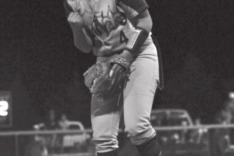 Southern Valley/Alma pitcher Kynlee Marquez is fired up about her team advancing to the district championship.